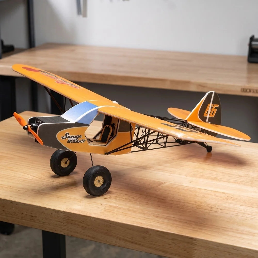 E32 Savage Bobber 600mm EPP RC Airplane Kit | Real Hawk DIY No Electronics