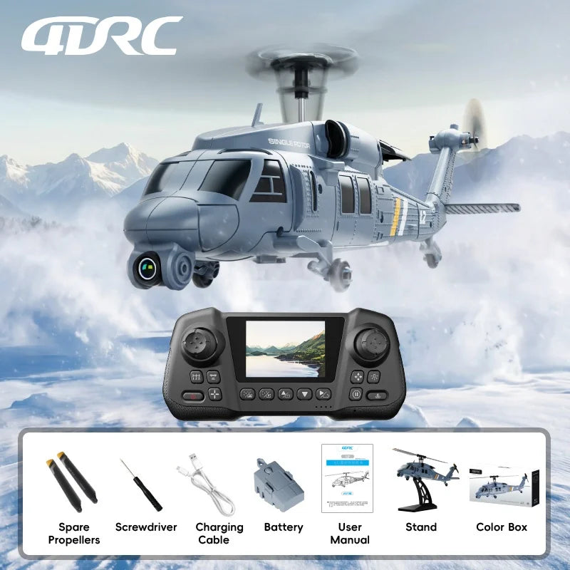 4DRC New L2 8K HD Camera RC Helicopter 6-axis Gyroscope One Click 3D Flip Optical flow positioning Remote Control Hobby Toy Gift