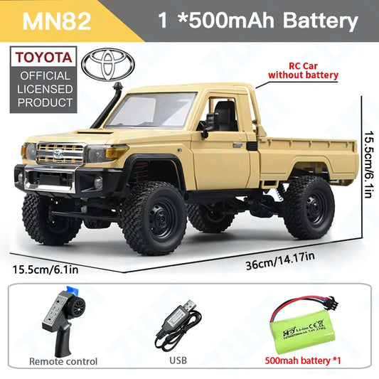ZWN MN82 MN82S LC79 1/12 Full Scale RC Pickup Short Truck 4WD Remote Control Climbing Off-road Car Toys for Kids Christmas Gifts